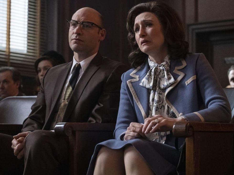 Corey Stoll and Vera Farmiga in The Many Saints of Newark
