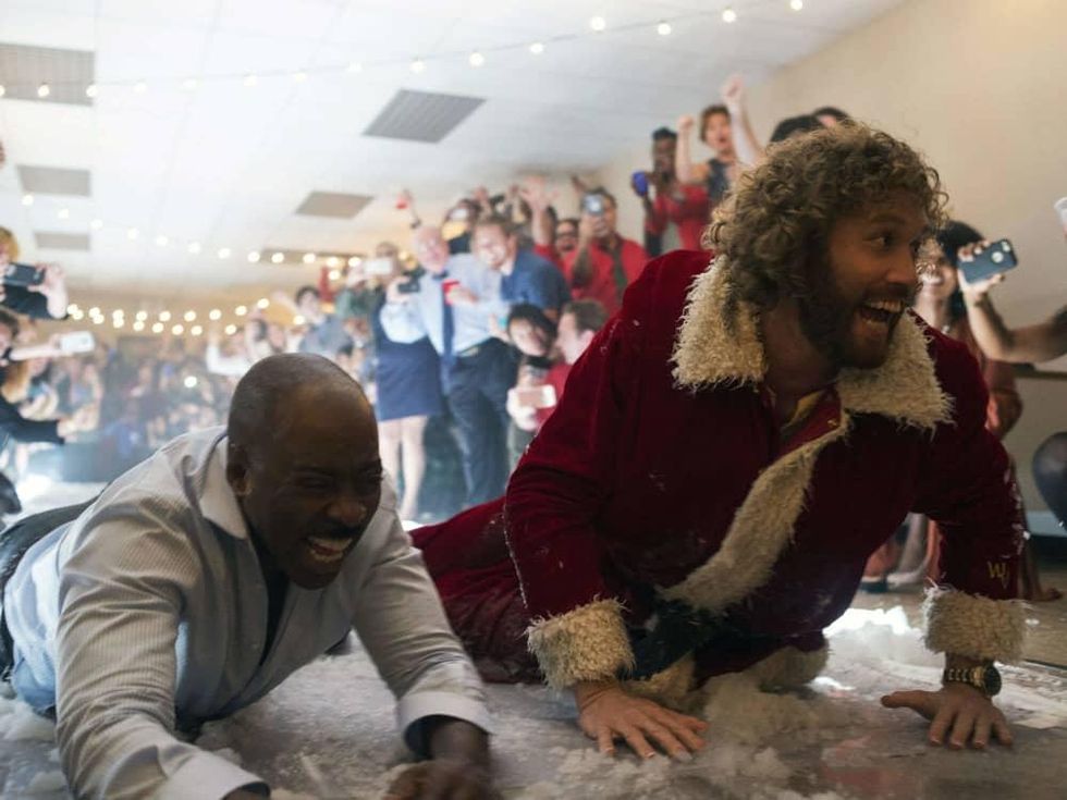 Courtney B. Vance and T.J. Miller in Office Christmas Party