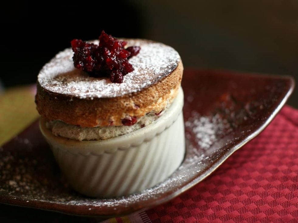 Cranberry souffle
