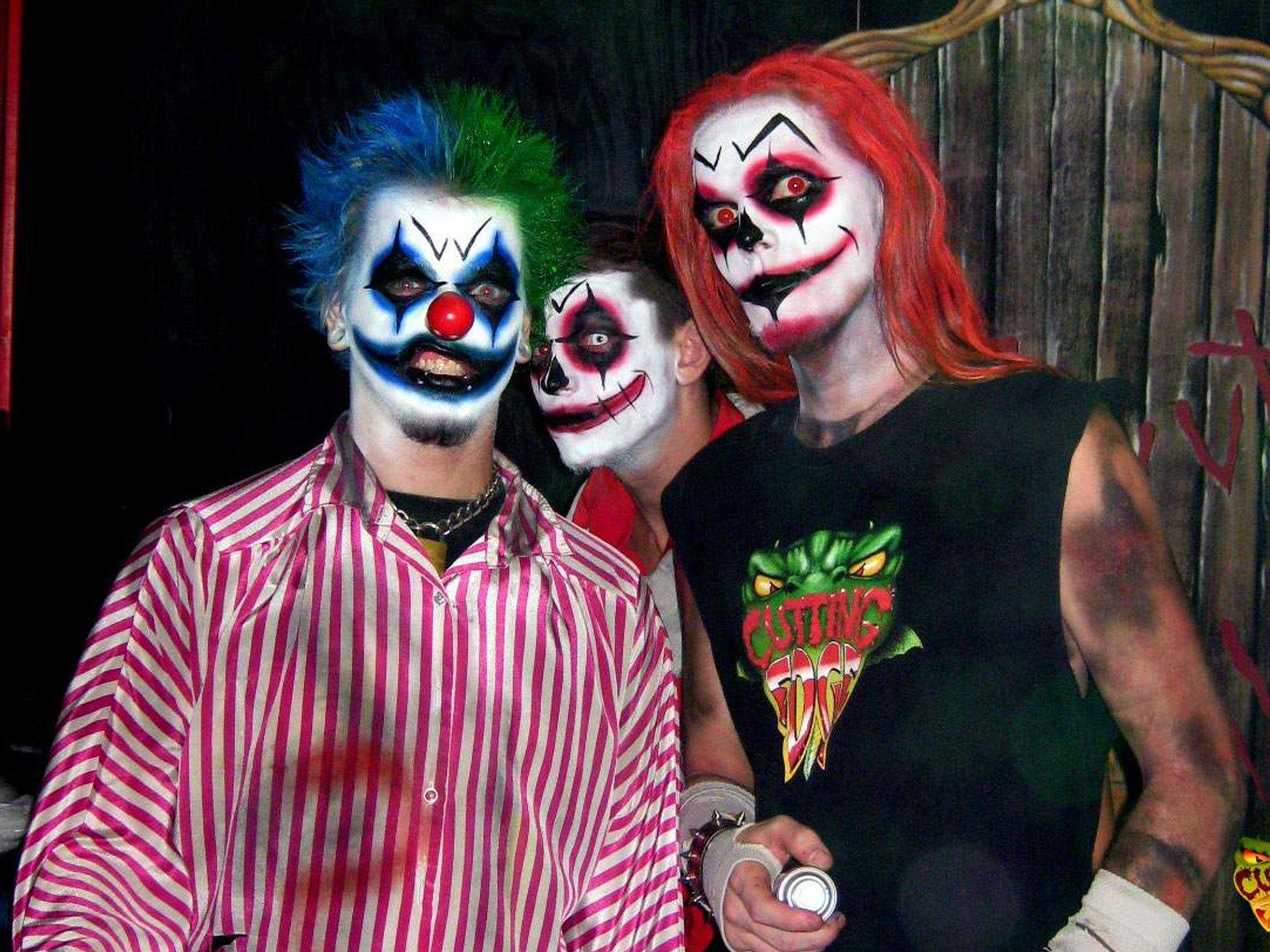Cutting Edge Haunted House clowns