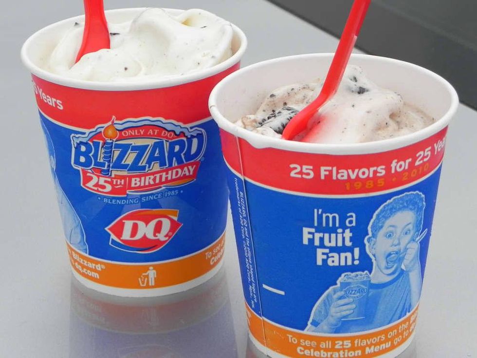 Dairy Queen, blizzard, ice cream