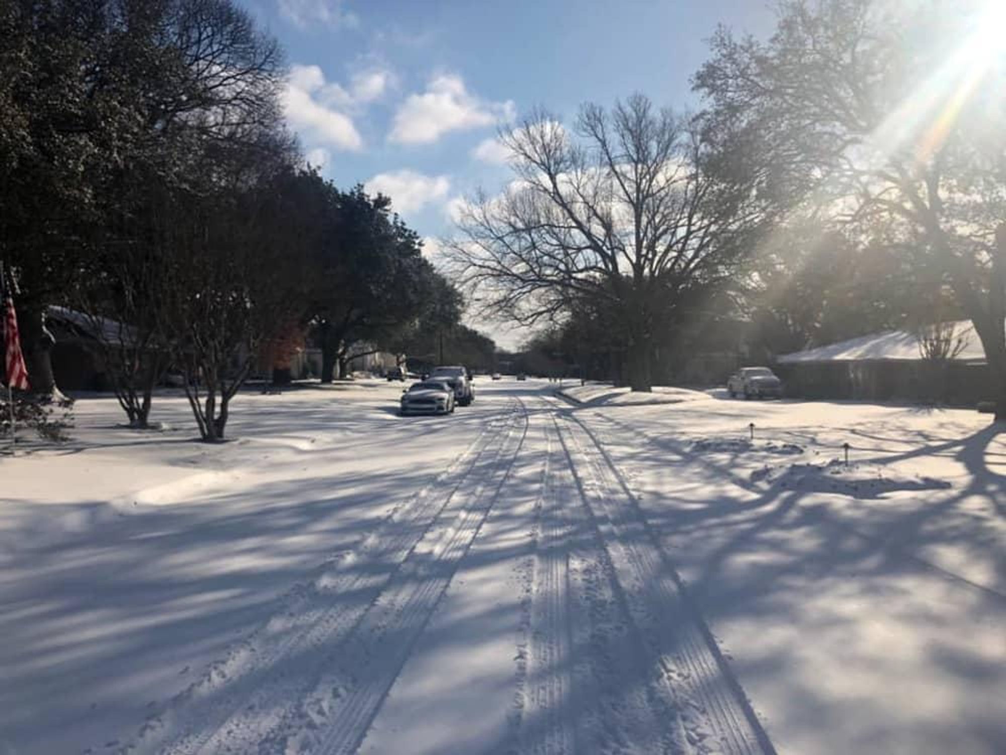Dallas snow Feb 2021