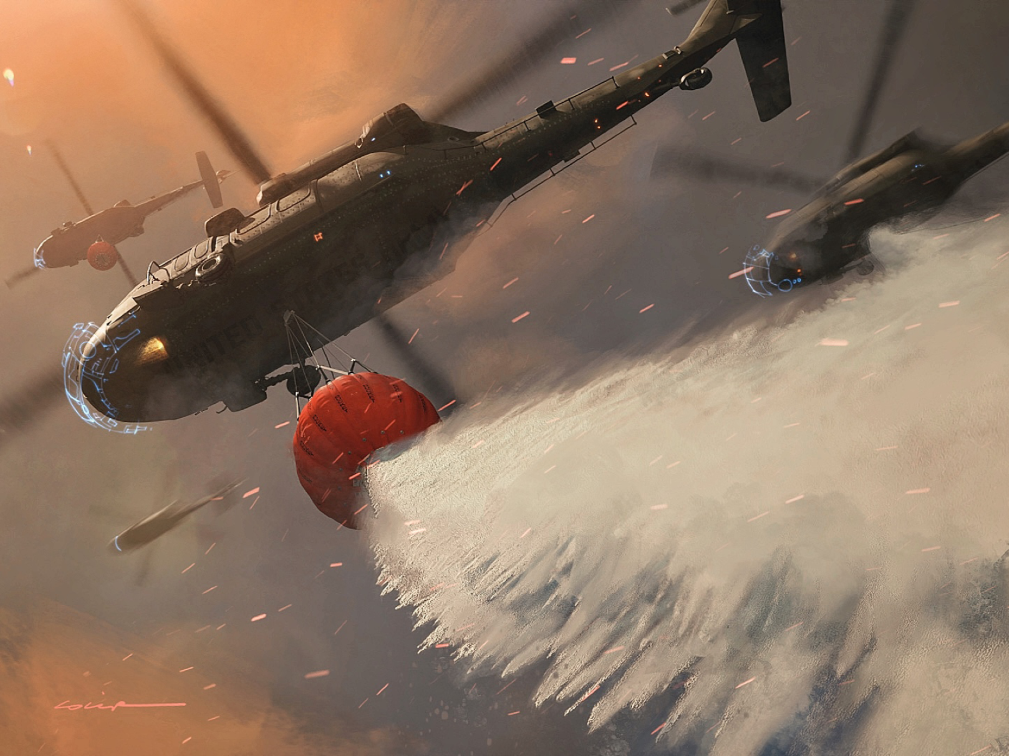 DARPA, helicopter wildfires, Texas A&M