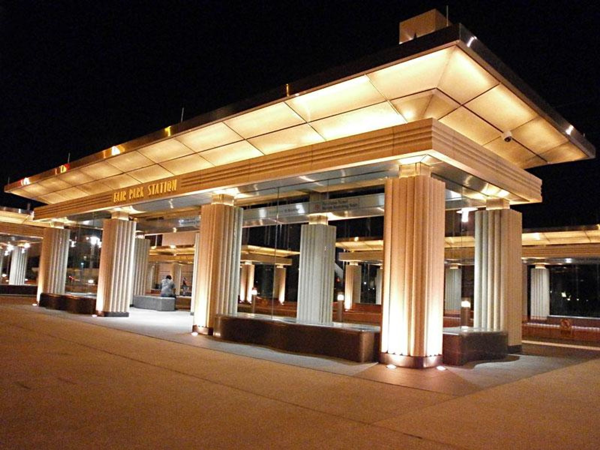 DART Fair Park Station, rail, train