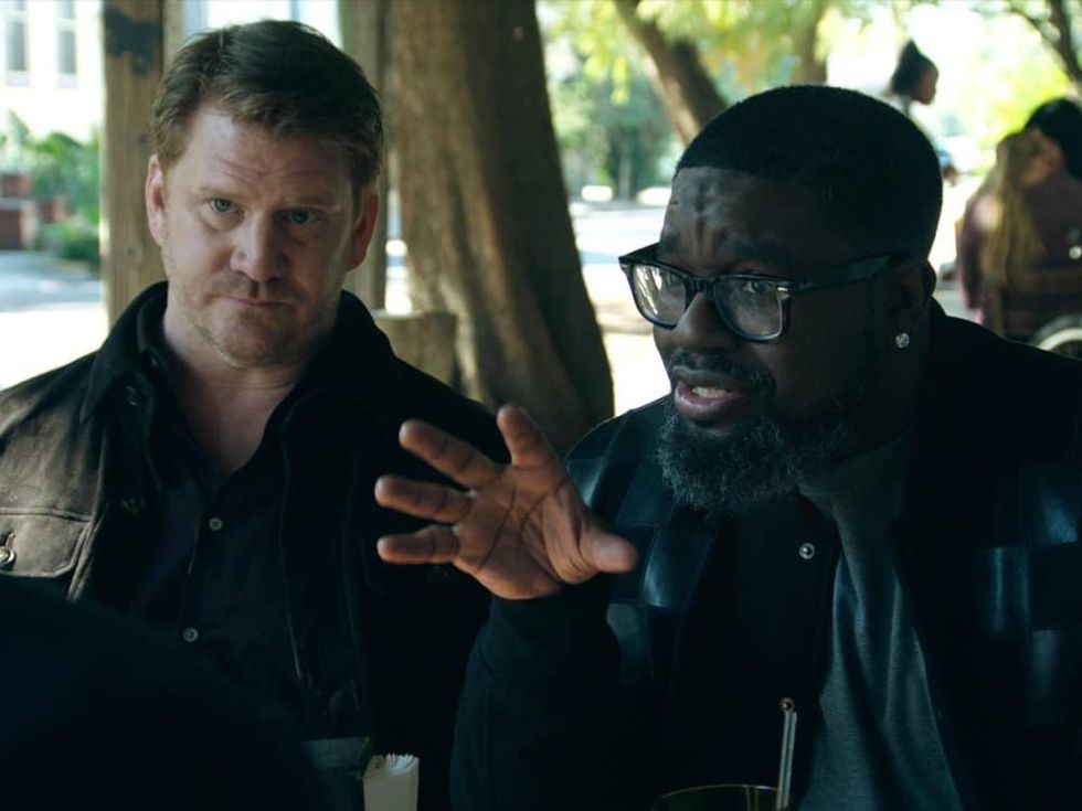 Dash Mihok and Lil Rel Howery in Deep Water