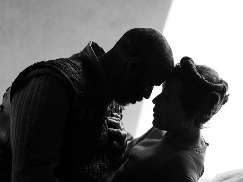 Denzel Washington and Frances McDormand in The Tragedy of Macbeth