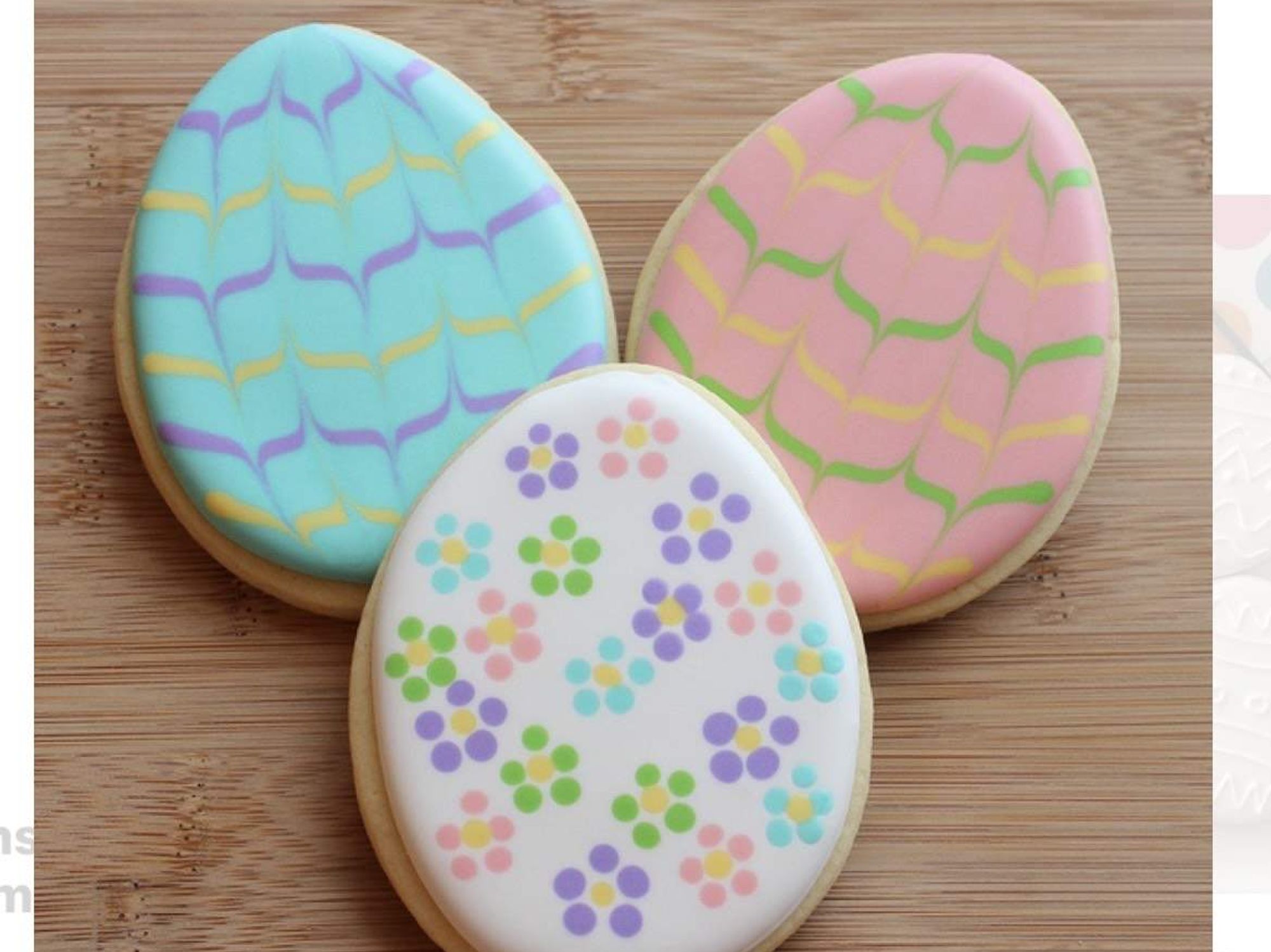 Easter egg cookies