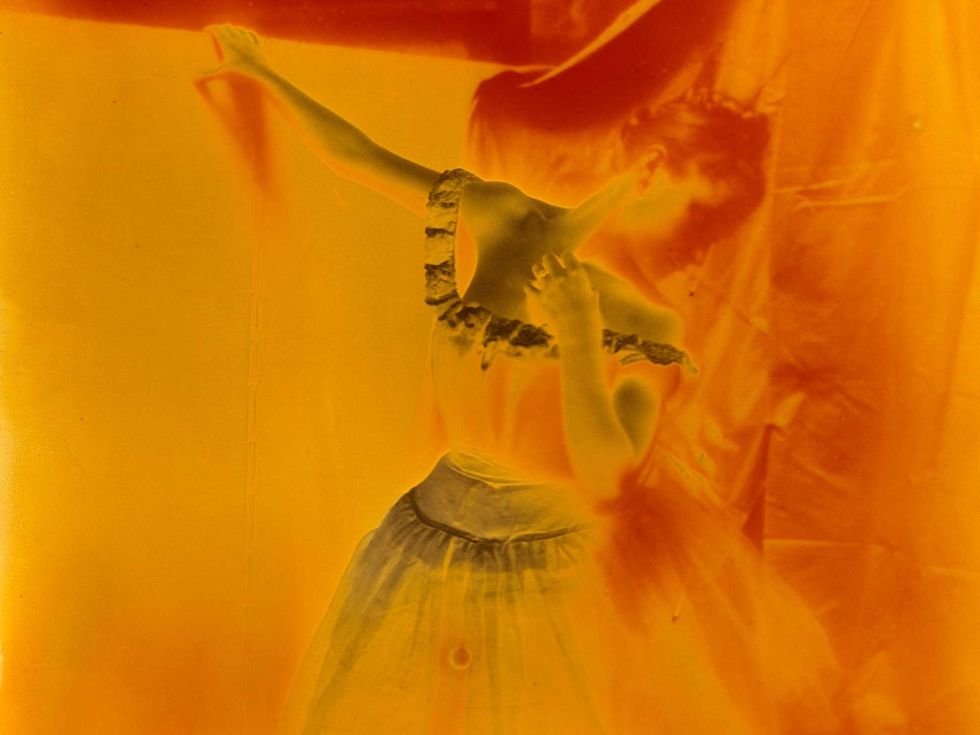 Edgar Degas, Dancer with Raised Arm, 1895, partially solarized gelatin silver bromide negative, given in 1964 by the Nepveu-Degas family.