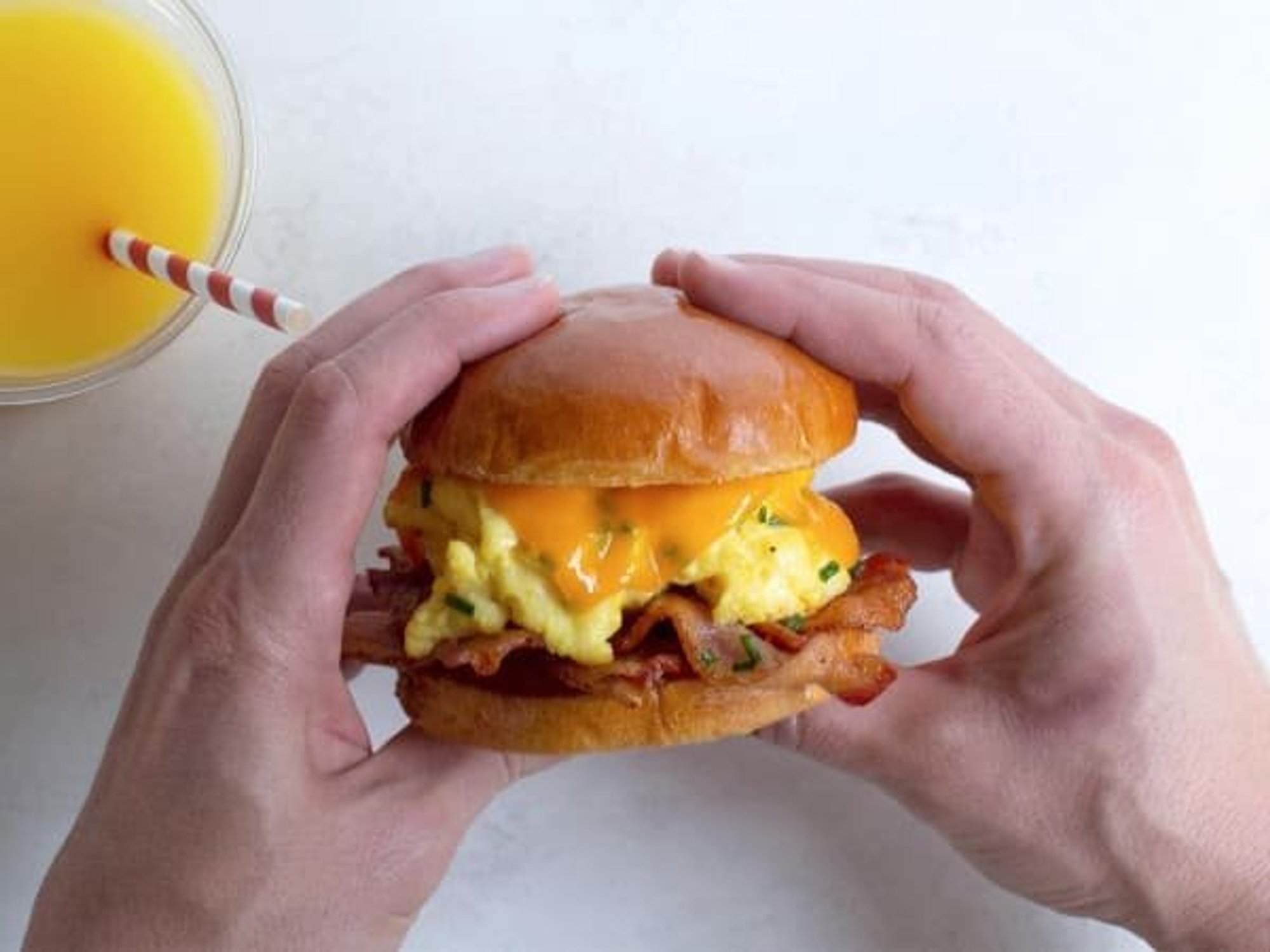 Effin Egg breakfast sandwich