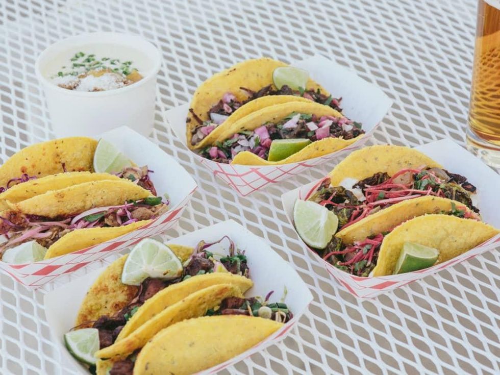 Eight Row Flint tacos