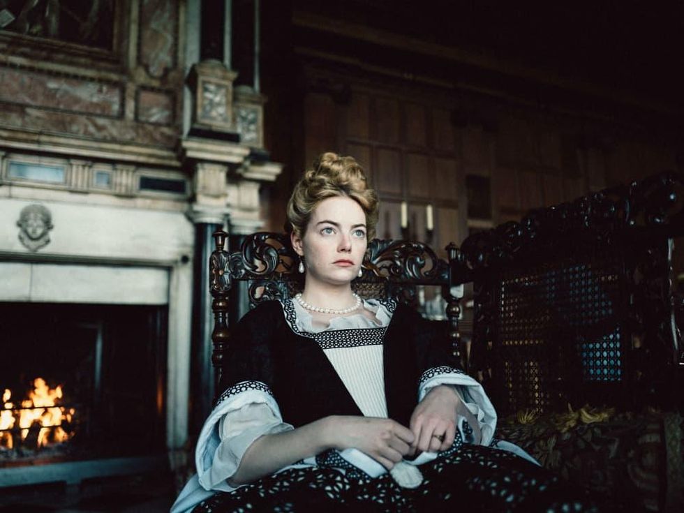 Emma Stone in The Favourite