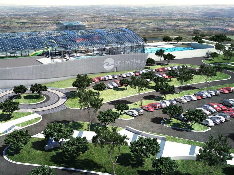 Epic Waters Indoor Waterpark rendering