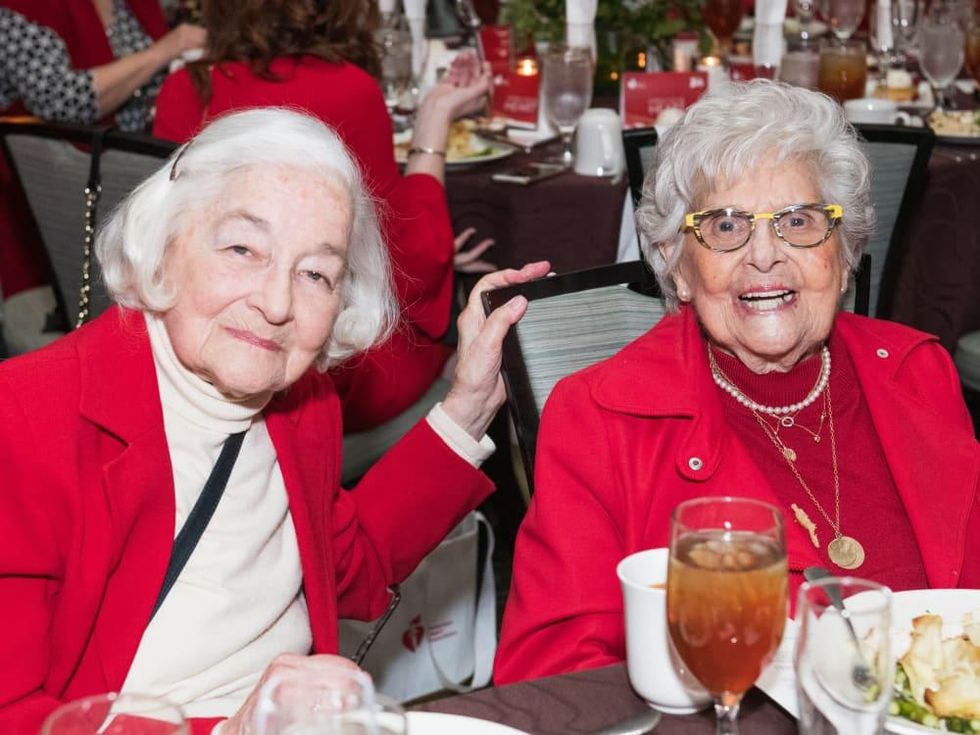 Evelyn Siegel and Rosalyn Rosenthal