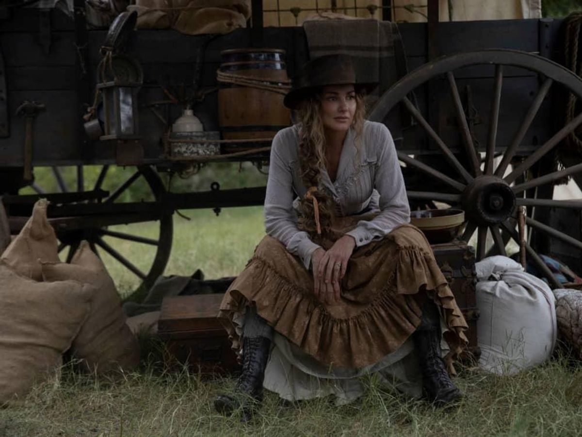 Faith Hill portrayed Margaret Dutton in 1883, filmed around Fort Worth