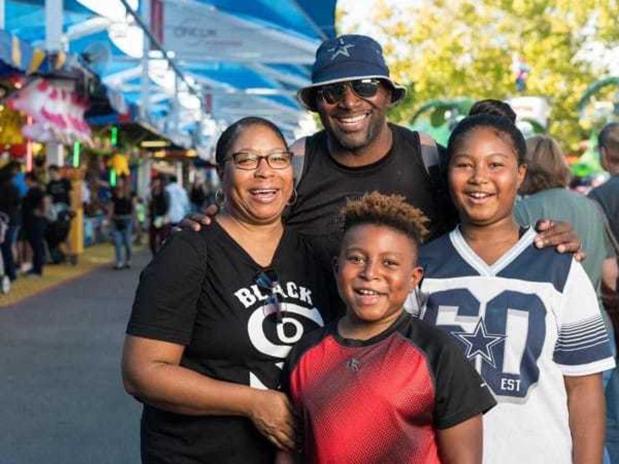 Family at the State Fair of Texas