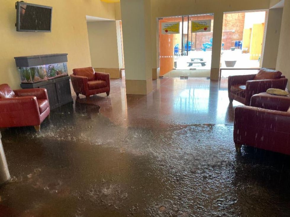 February 2021 water damage at Fort Worth Museum of Science and History