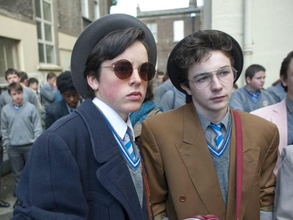 Ferdia Walsh-Peelo and Mark McKenna in Sing Street