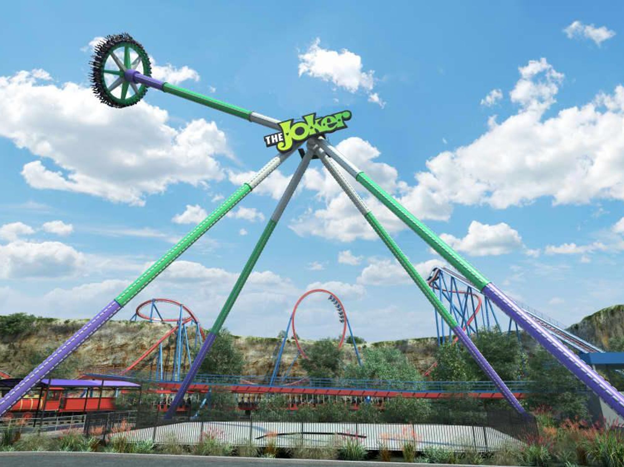 Fiesta Texas Joker Wild Card ride