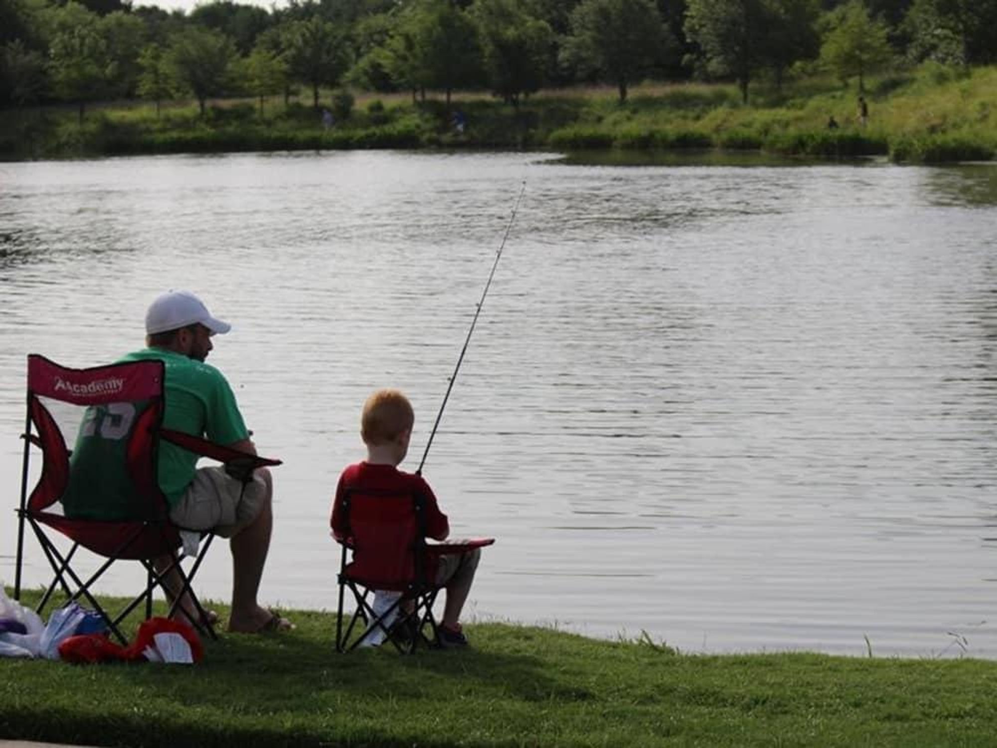 Fishing, Keller Town Hall Pond, Keller, Texas