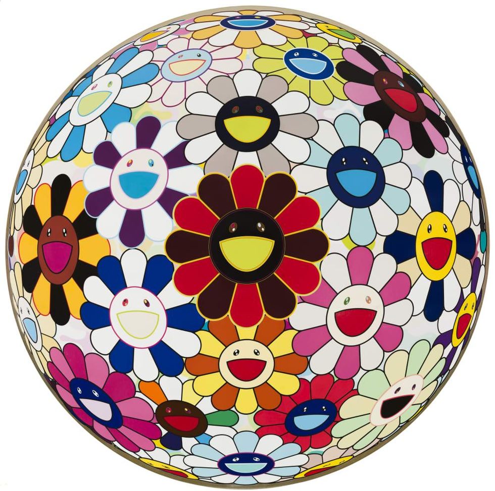 "Flower Ball (Lots of Colors)" by Takashi Murakami