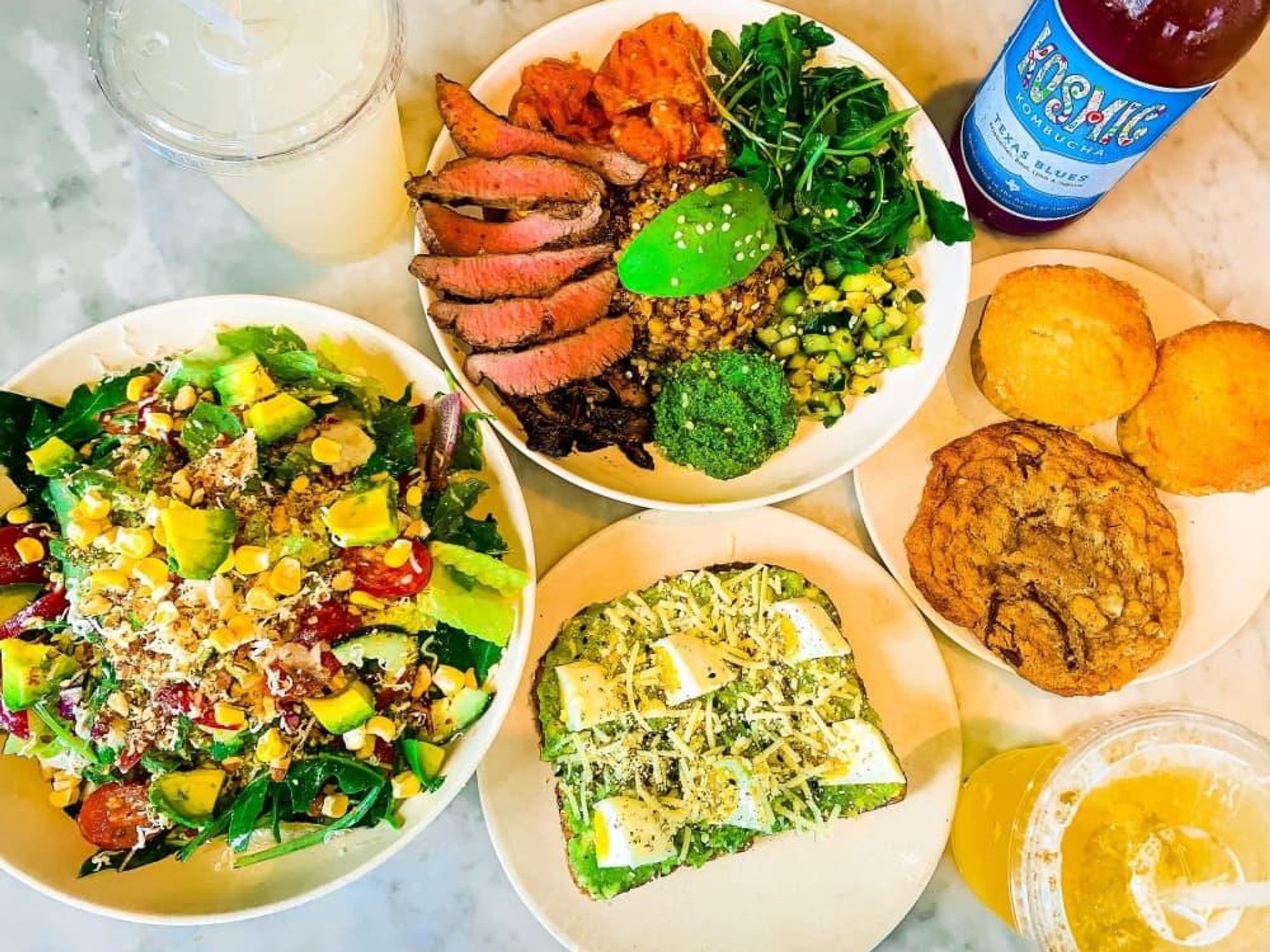 Flower Child Addison dishes