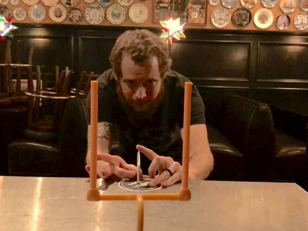 Flying Saucer Draught Emporium presents Pregame Paper Football Tourney