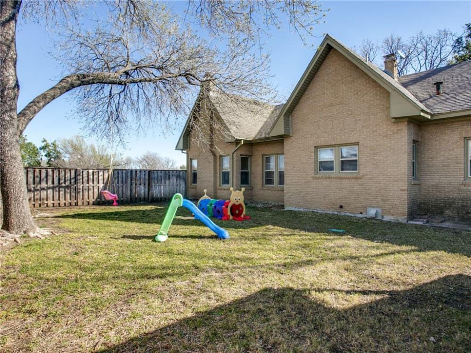 fort worth home, home for sale, backyard, 4501 el campo