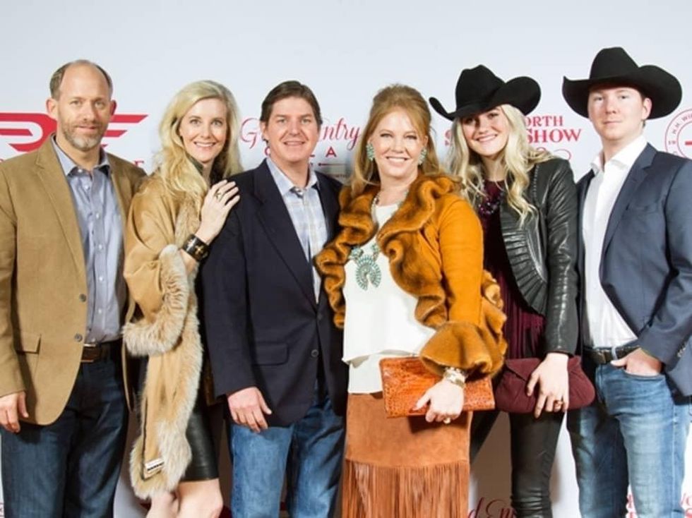 Fort Worth, JLH Grand Entry Gala, January 2018, Colin Bailey, Sonia Bailey, Philip Williamson, Jennifer Williamson, Talia Bailey, Philip Williamson, Jr.