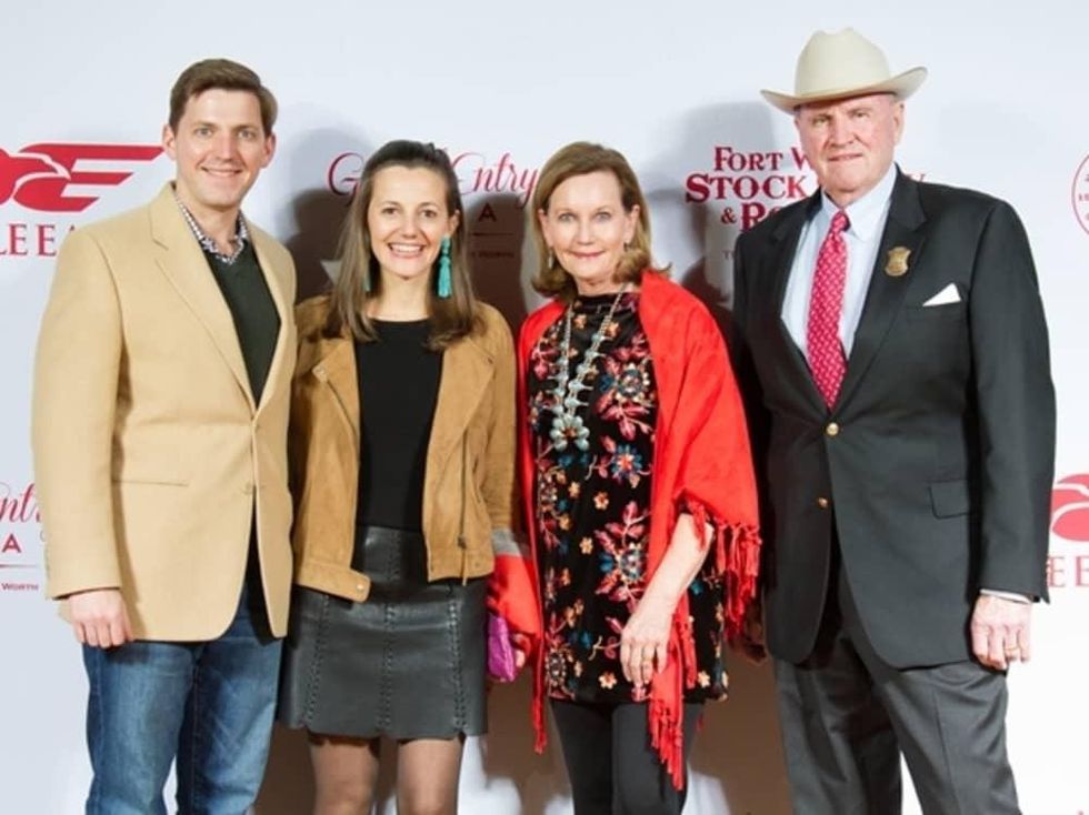Fort Worth, JLH Grand Entry Gala, January 2018, Will Leavitt, Toni Leavitt, Martha Williams, J.R. Williams