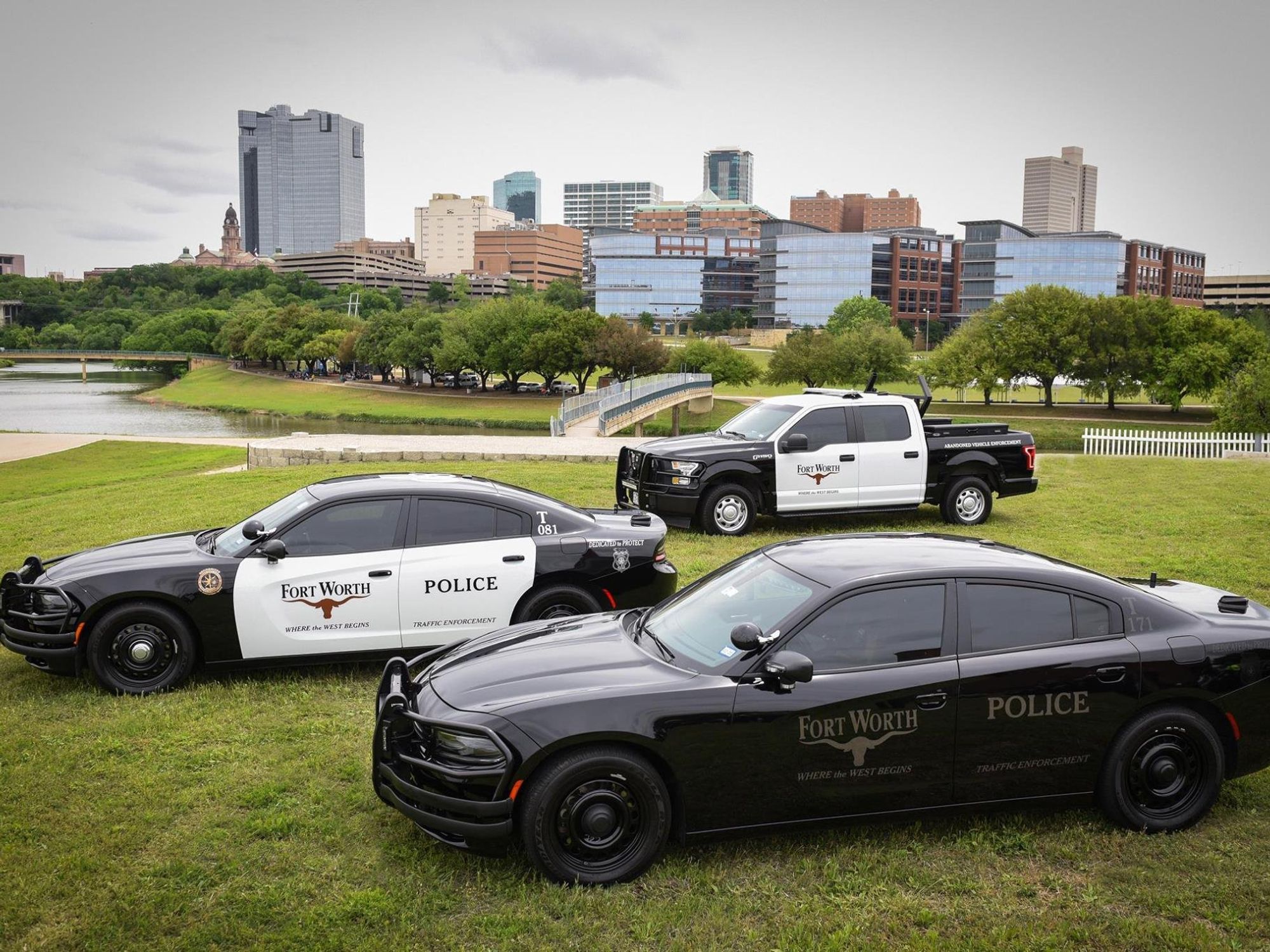 Fort Worth police department car