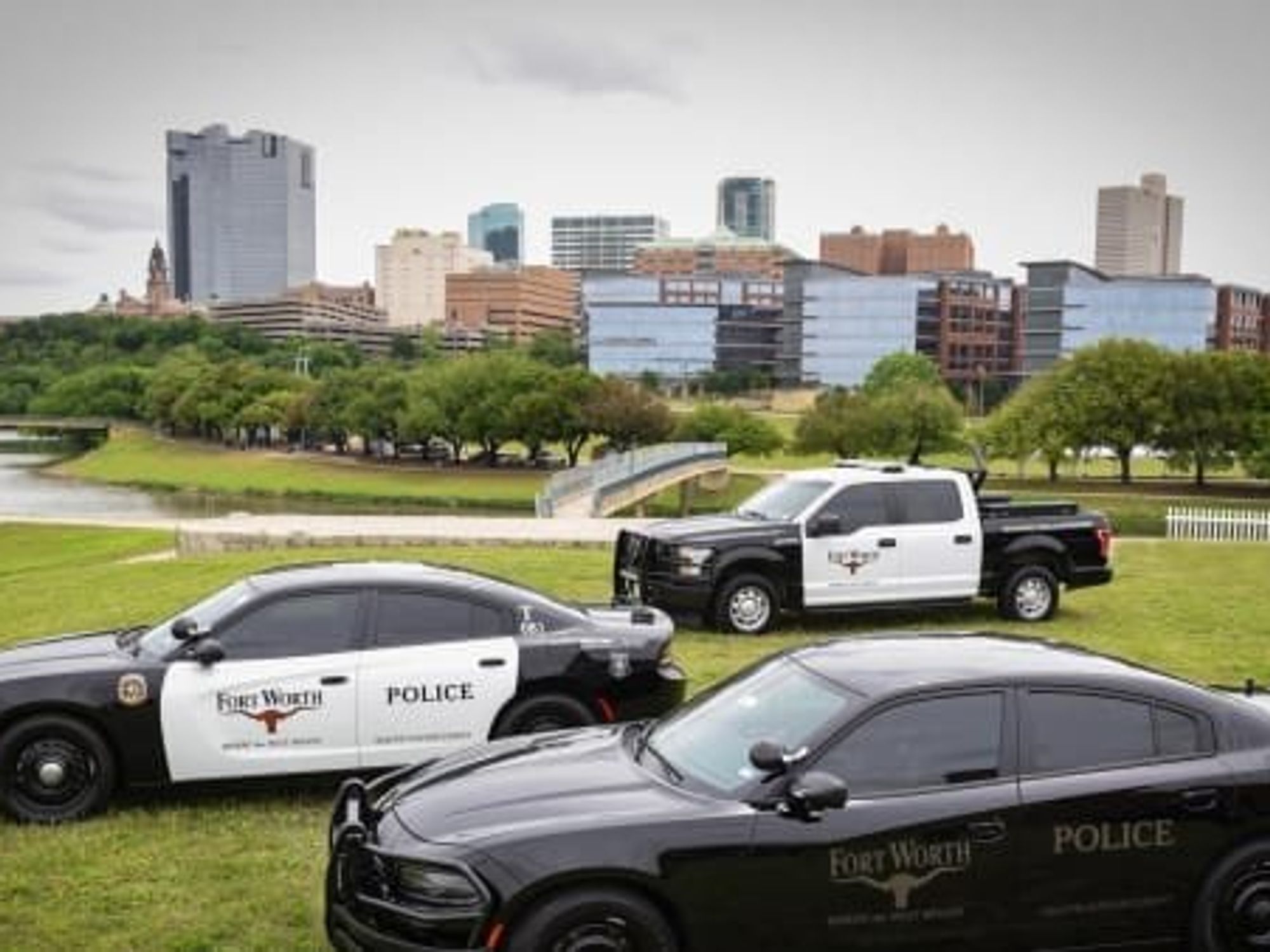Fort Worth police department car