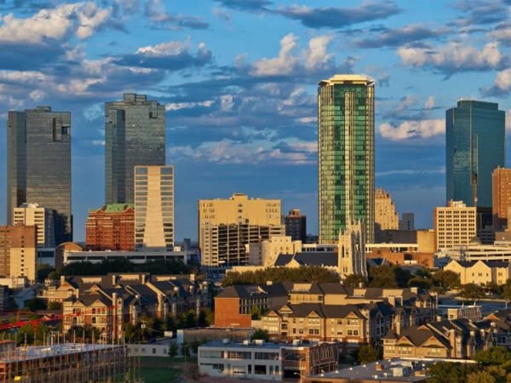 Fort Worth skyline, downtown Fort Worth
