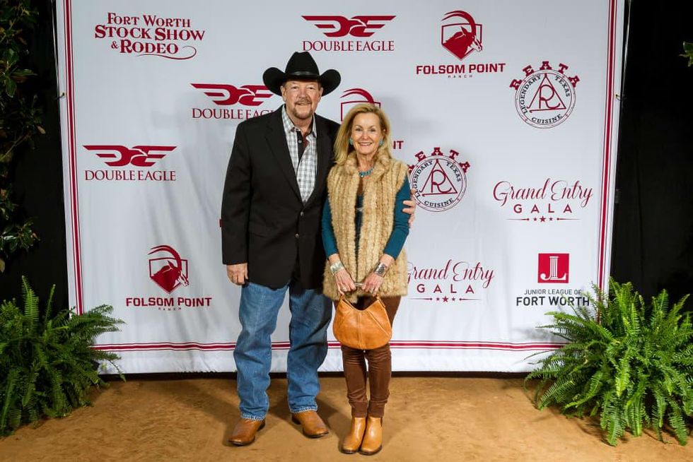 Fort Worth Stock Show Grand Entry Gala Bill Landreth, Gail Landreth