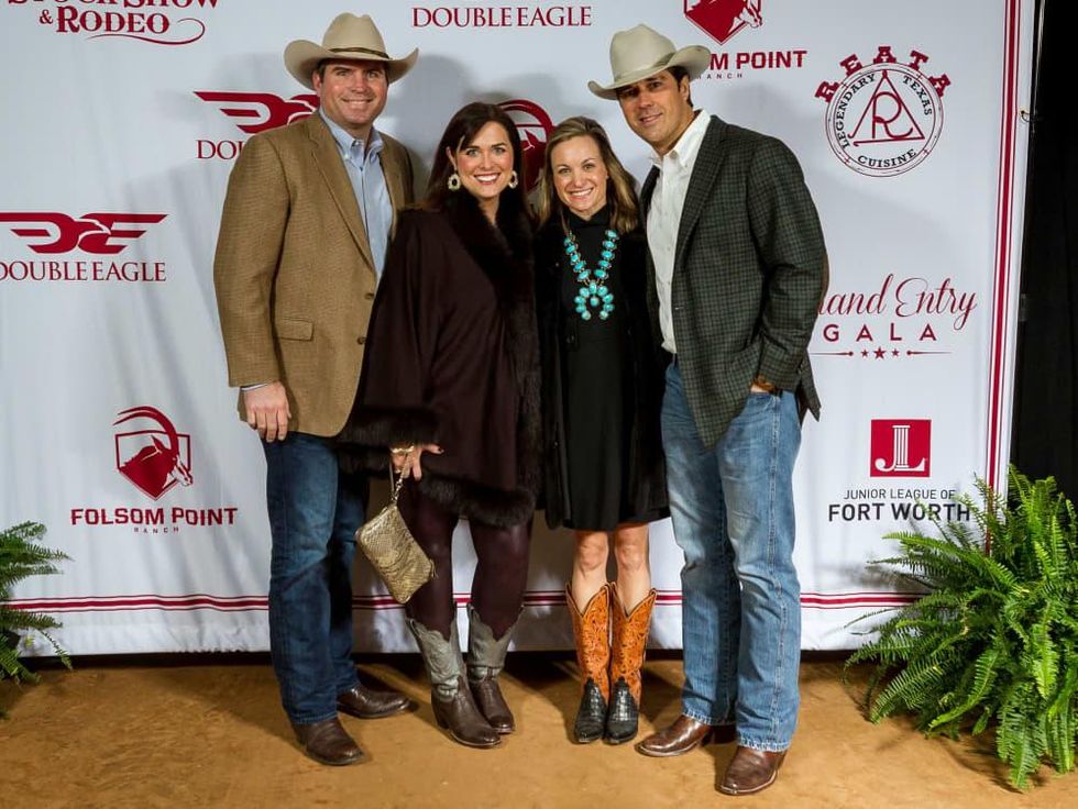 Fort Worth Stock Show Grand Entry Gala Troy Robertson, Amber Robertson, Katie Howard, Stephen Howard