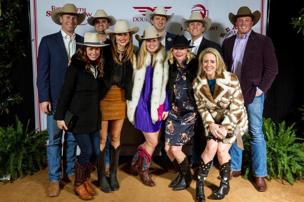 Fort Worth Stock Show Rodeo Grand Entry Gala group photo