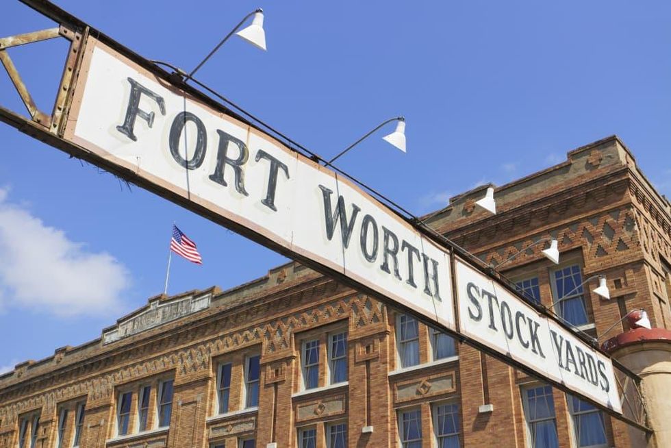 Fort Worth Stockyards sign