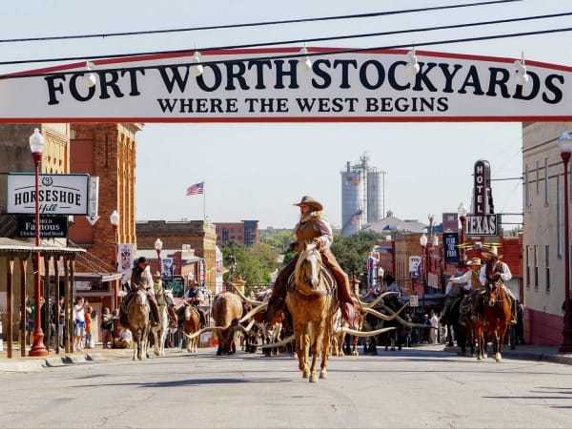 Fort Worth Stockyards sign