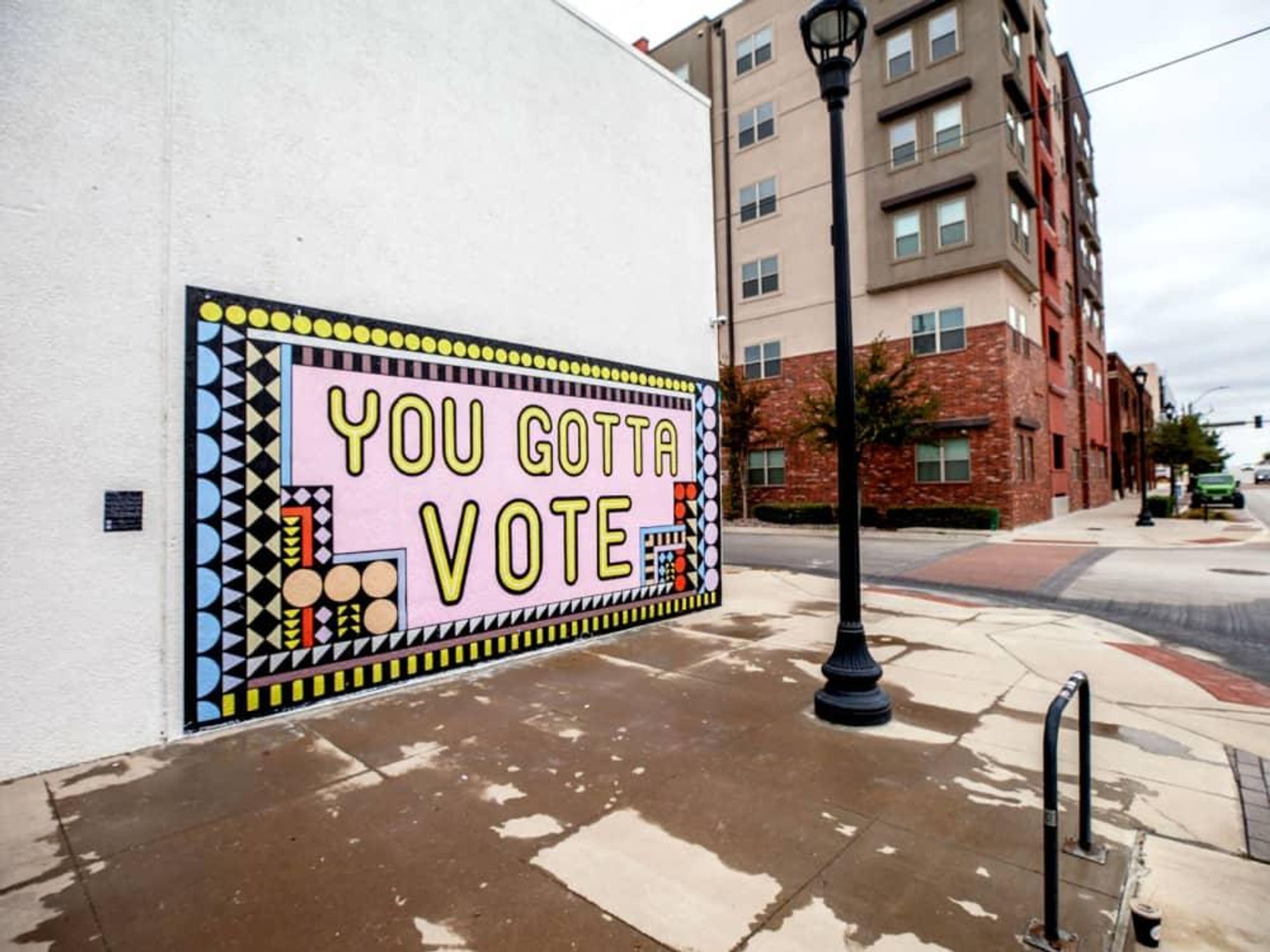 Fort Worth voting mural