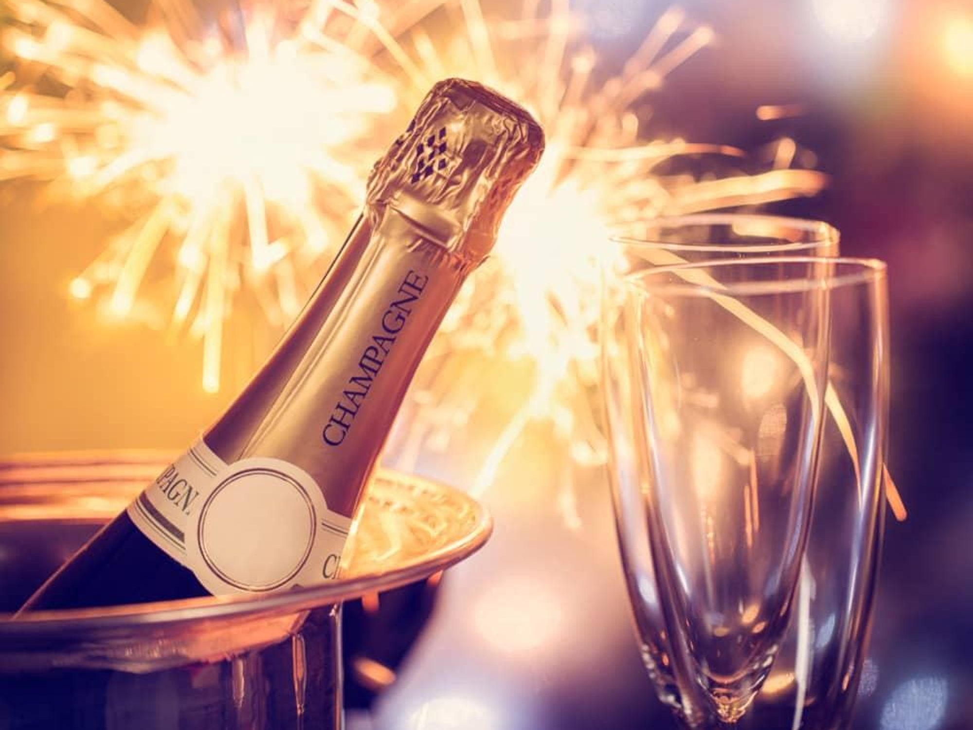 Four Seasons New Year's Eve champagne