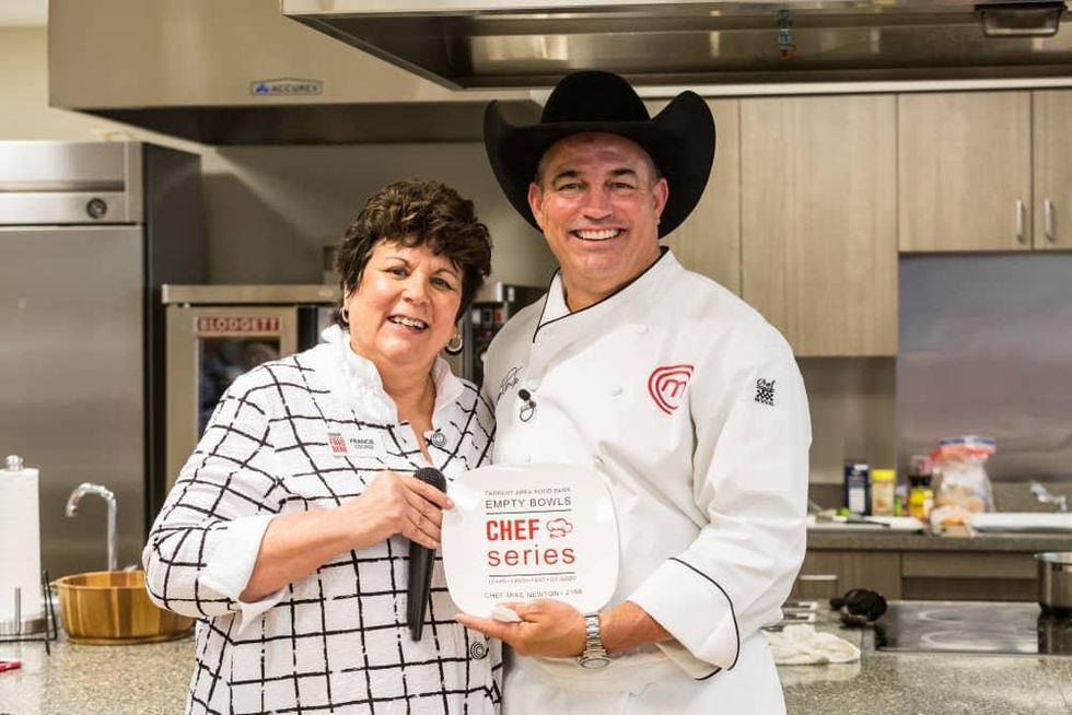 Francie Cooper, Chef Newton, Empty Bowls Chef Series