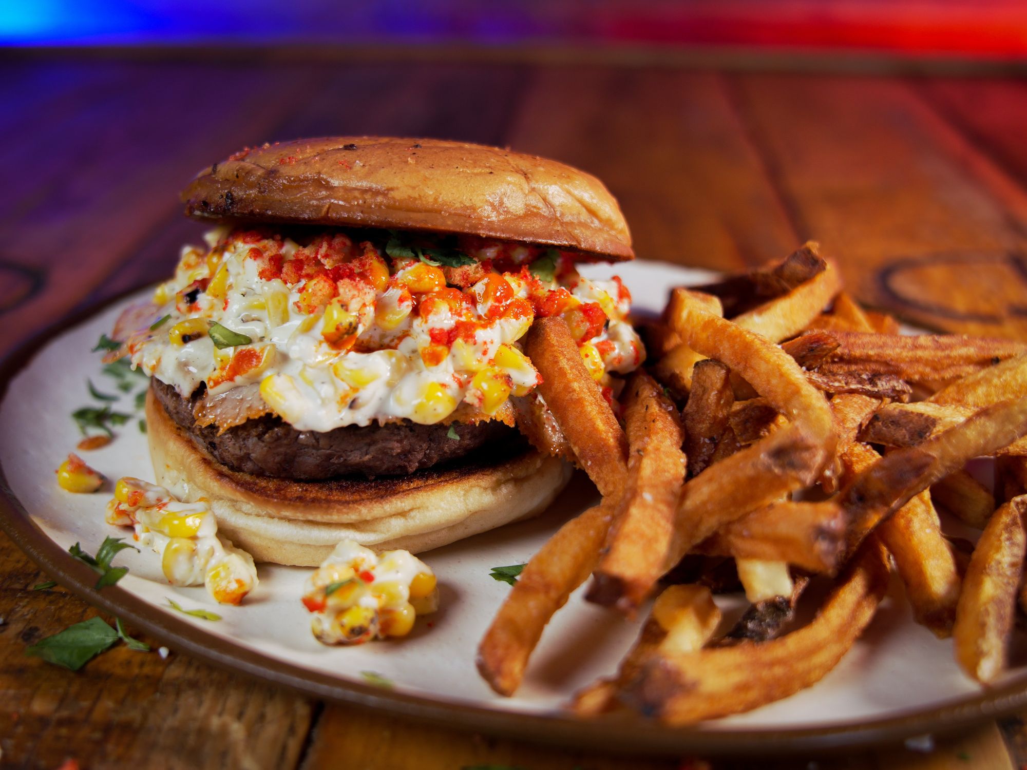 Fred's Elote Burger