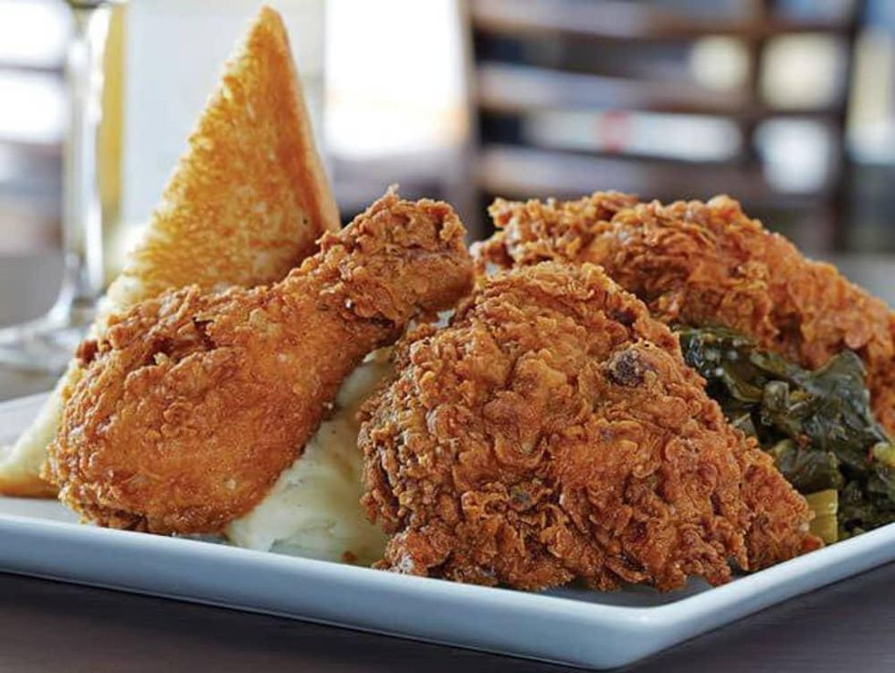 Fried chicken at Max's Wine Dive