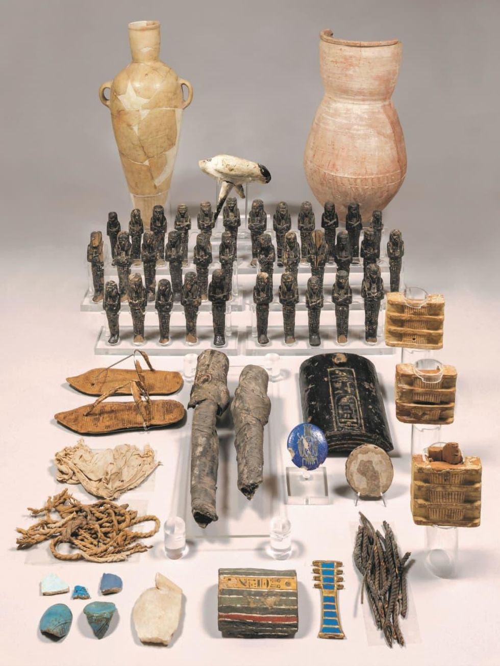 Funerary objects from Nefertari's tomb