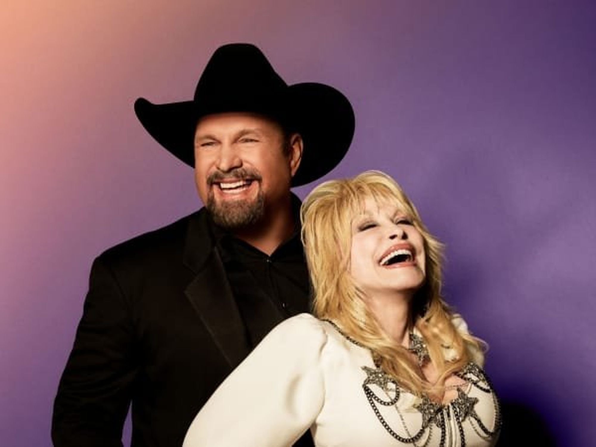 Garth Brooks and Dolly Parton