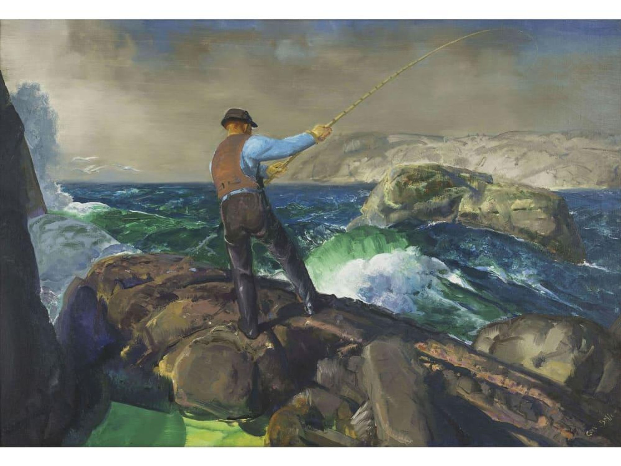 George Bellows, The Fisherman