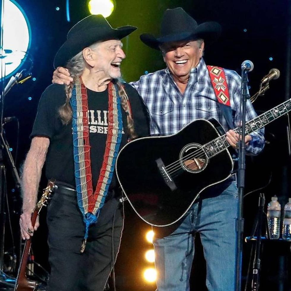 George Strait and Willie Nelson