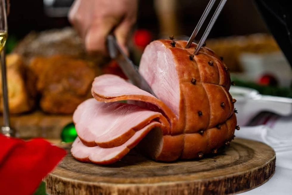 Glazed ham from B&B Butchers