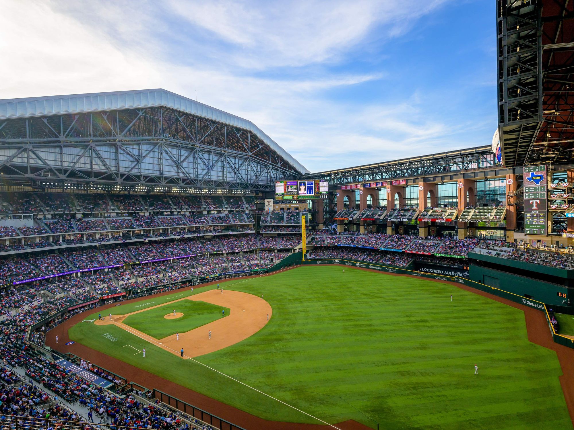 Globe Life Field Texas Rangers baseball stadium