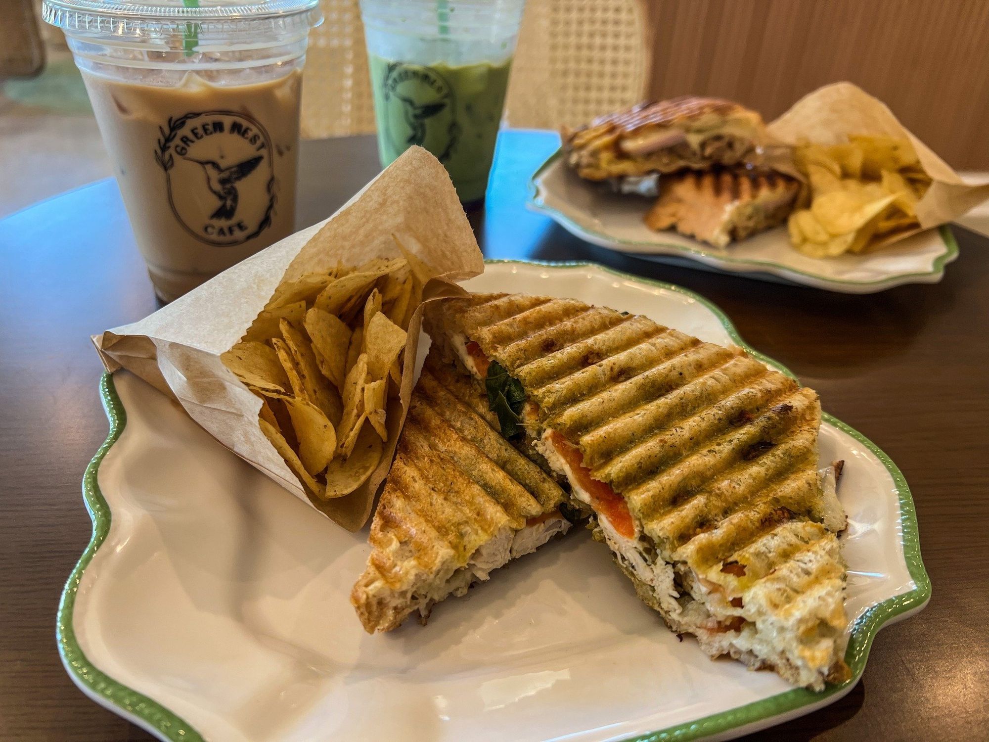 Green Nest Cafe sandwich