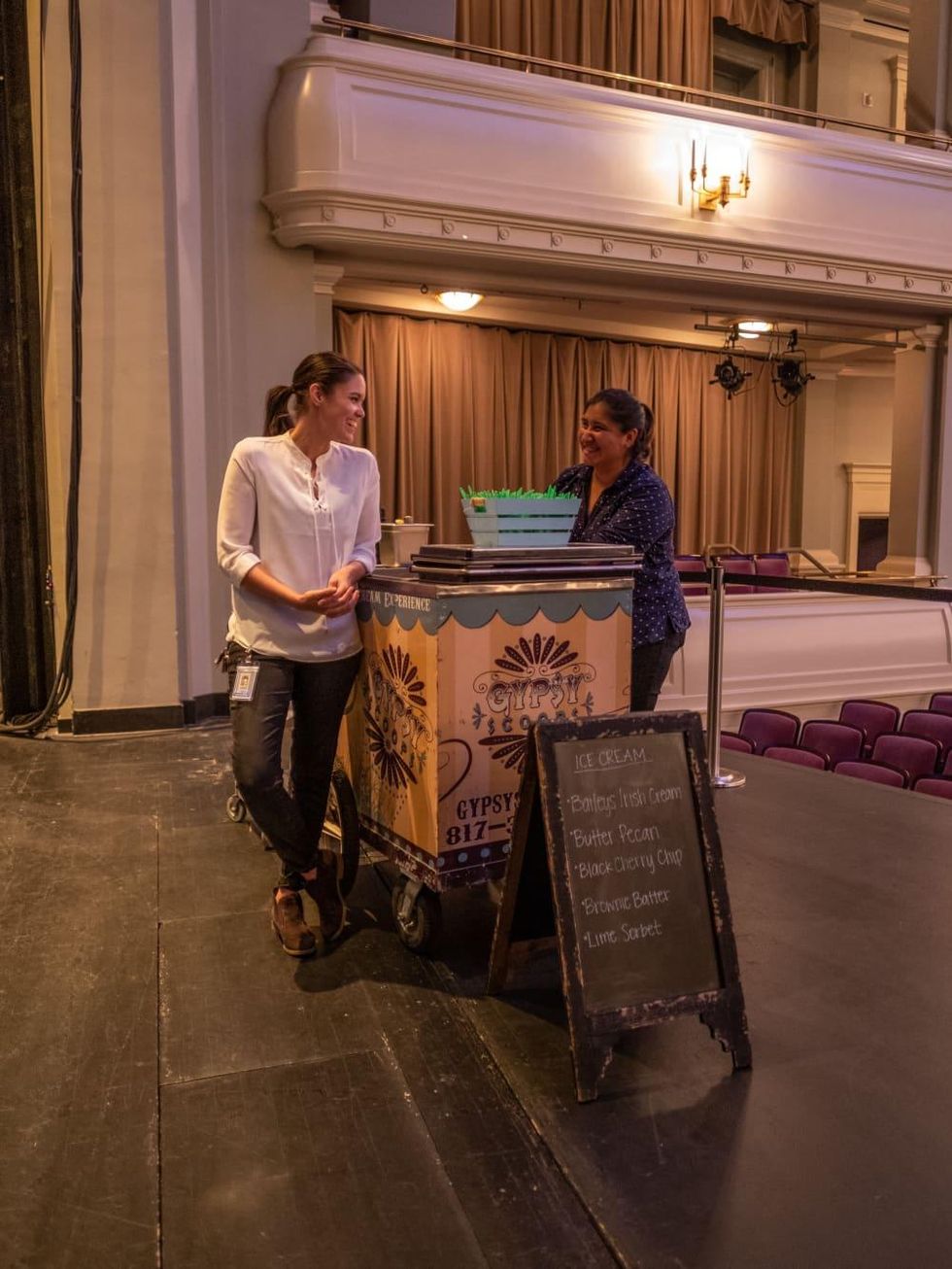 Gypsy Scoops, Bass Hall Party on the Stage